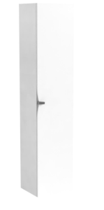 Oristo SIENA Szafka wysoka boczna 35 cm kolor biały połysk