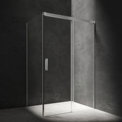 Omnires Soho Kabina prysznicowa drzwi przesuwne 120x100 cm chrom 