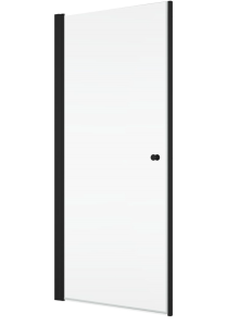Ronal - Sanswiss Solino Drzwi jednoczęściowe 75 cm (73-75 cm) czarny mat