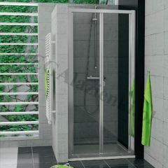 Drzwi dwuczęściowe, składane, do wnęki prysznicowej Top Line TOPK07005007 firmy SanSwiss.