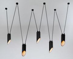 Dohar VIWIN Lampa wisząca mini czarna