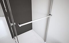 Radaway Wieszak montowany do szyby i do ściany łazienki chrom+ prawy