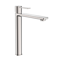 Roca Targa Bateria umywalkowa wysoka bez korka inox