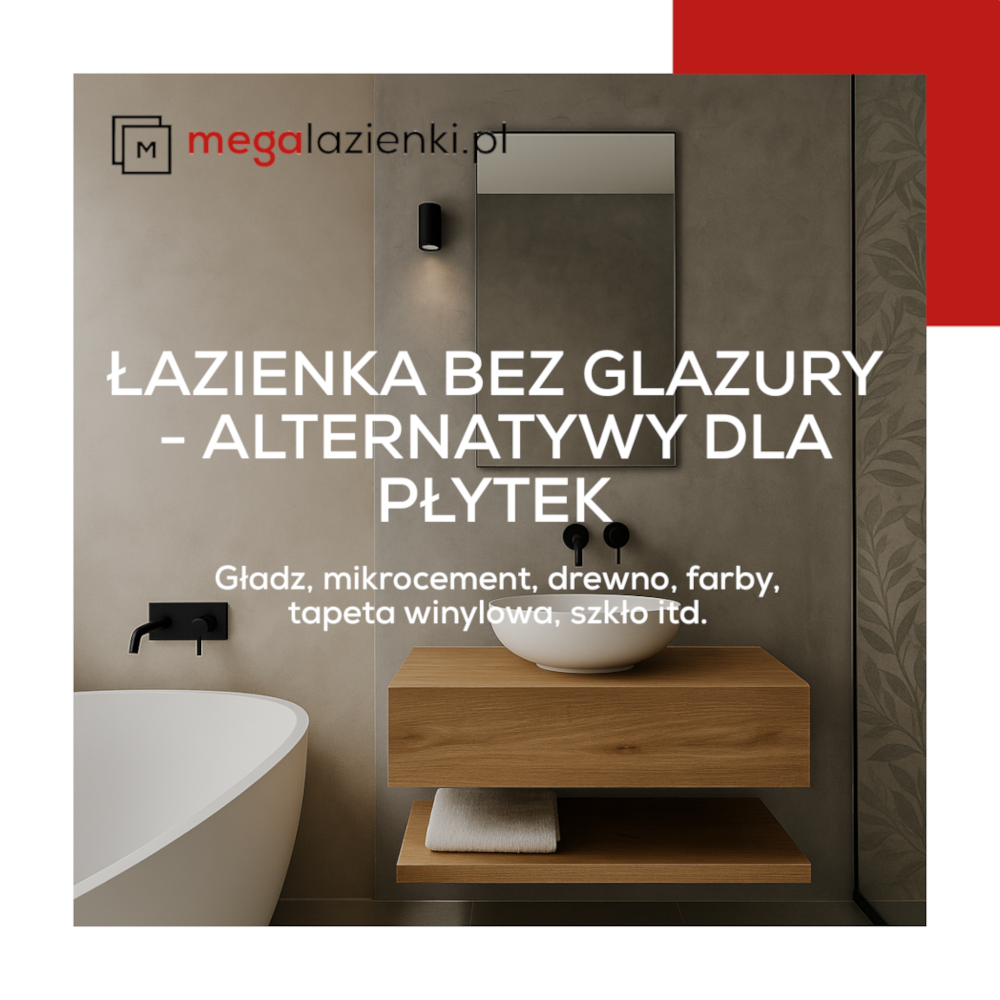 Łazienka bez glazury – alternatywy dla płytek